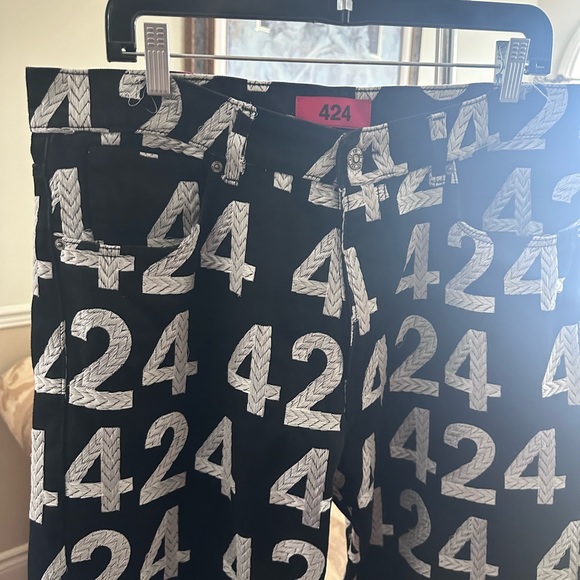 424 EMBROIDERED JEANS - Picture 2 of 3